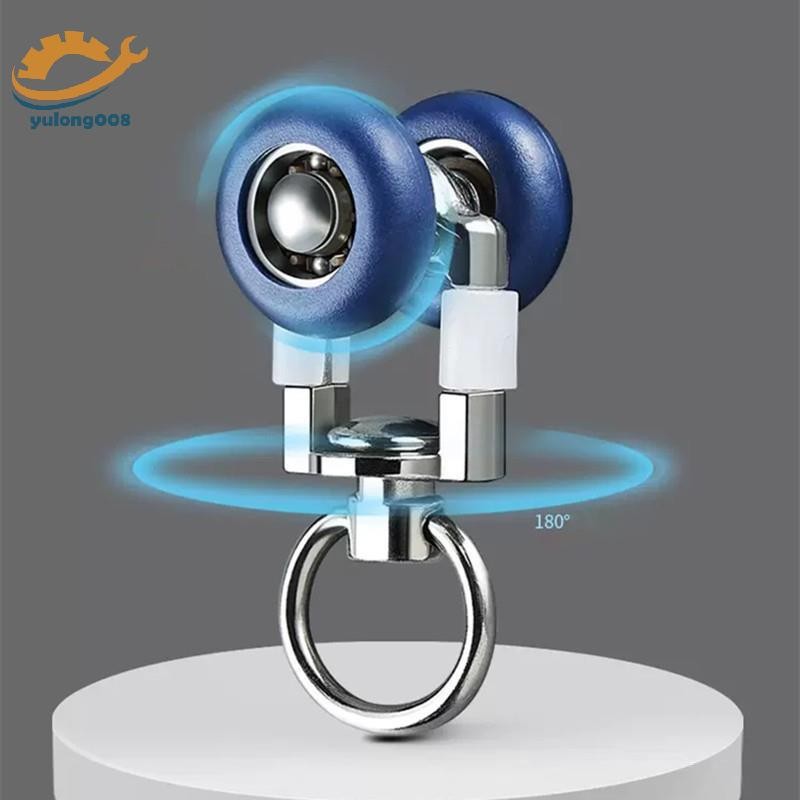 แนะนำ ผ้าม่าน [MR] 4 ชิ้นผ้าม่าน Track Rollers Twin Wheeled Carriers Mute ล้อ Drapery Rail เครื่องร่อนเลื่อนสําหรับ Windows ผ้าม่านอาบน้ําอุปกรณ์เสริม TH ราคาพิเศษ มีเก็บเงินปลายทาง