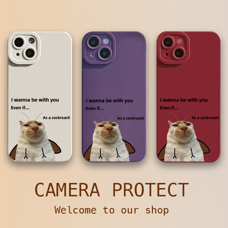 แมวตลก Meme เคสโทรศัพท์สําหรับ iQOO Z9 Z9X Z9S Z7X Z7 Z6 Z8X Z8 Z3 Z1X 5G 4G ฝาหลังน่ารักการ์ตูน Mat