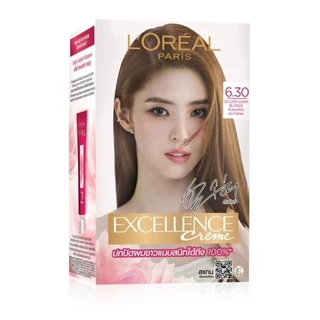 L'Oreal ลอรีอัล ปารีส เอ็กซ์เซลเลนซ์ ครีม 6.30 สีบลอนด์เข้มประกายทอง