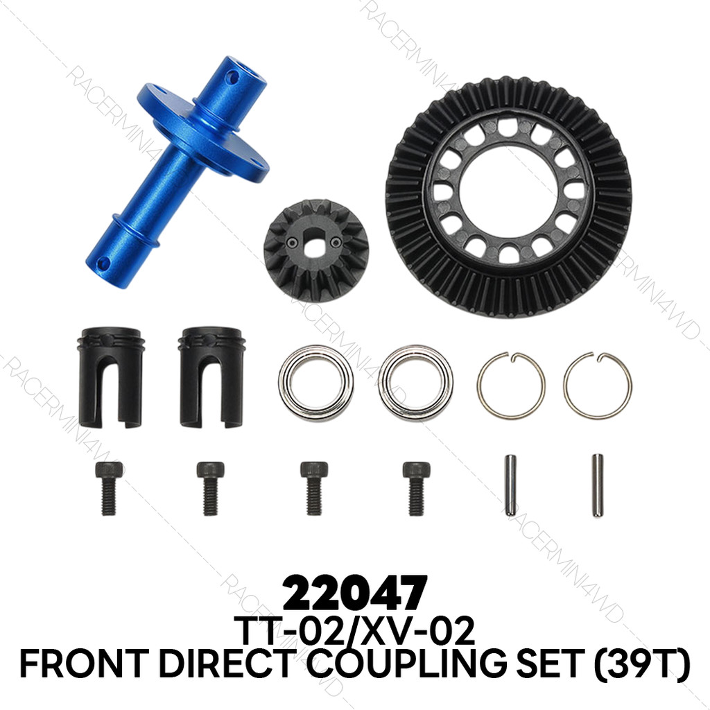 TAMIYA 22047 BT-01,TT-02,XM-01,XV-02 Front Direct Coupling Set (39T)