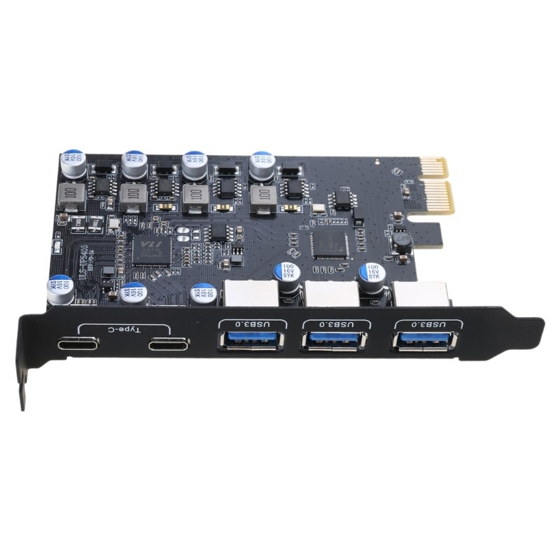 Btsg PCIe4 0 x16 การ์ด 10Gbps 4 พอร์ต PCIE การ์ดขยาย PC ภายใน USB 3 0 Hub PCIe