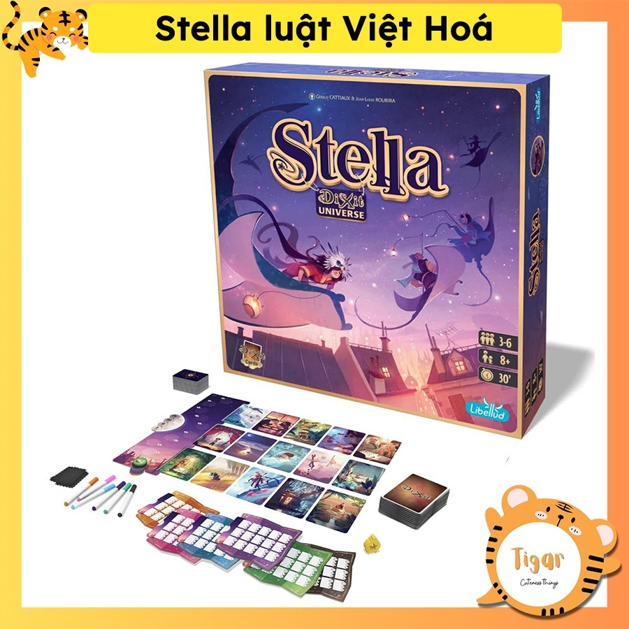 [กฎหมายเวียดนาม] Boardgame Stella: Dixit Universe สํารวจ Milky Stars Tigarboardgame