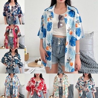 Suysuy พร้อมส่ง เสื้อเชิ้ต ฮาวาย ต้อนรับสงกรานต์ ผ้าเย็นสบาย…