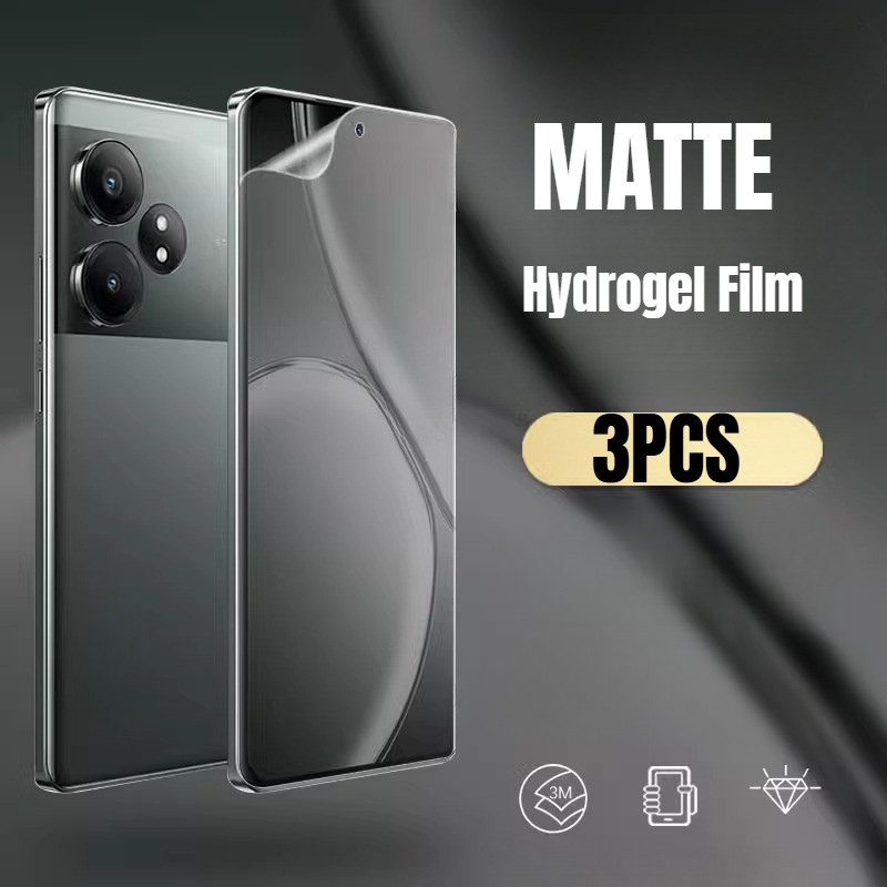 SamsungS25 S25Ultra S24Ultra S25 + S25U 3 ชิ้น 800D Matte Frosted Soft Hydrogel ฟิล์มสําหรับ Samsung