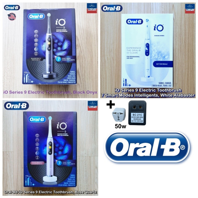 Oral-B® iO Series 9 Electric Toothbrush 7 Smart Modes Intelligents ออรัลบี ไอโอ แปรงสีฟันไฟฟ้า 7โหมด