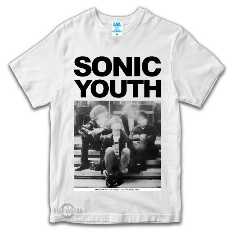 เสื้อยืด sonic youth madonna ที่นี่เสื้อยืดวง sonic youth goo band เสื้อผ้า
