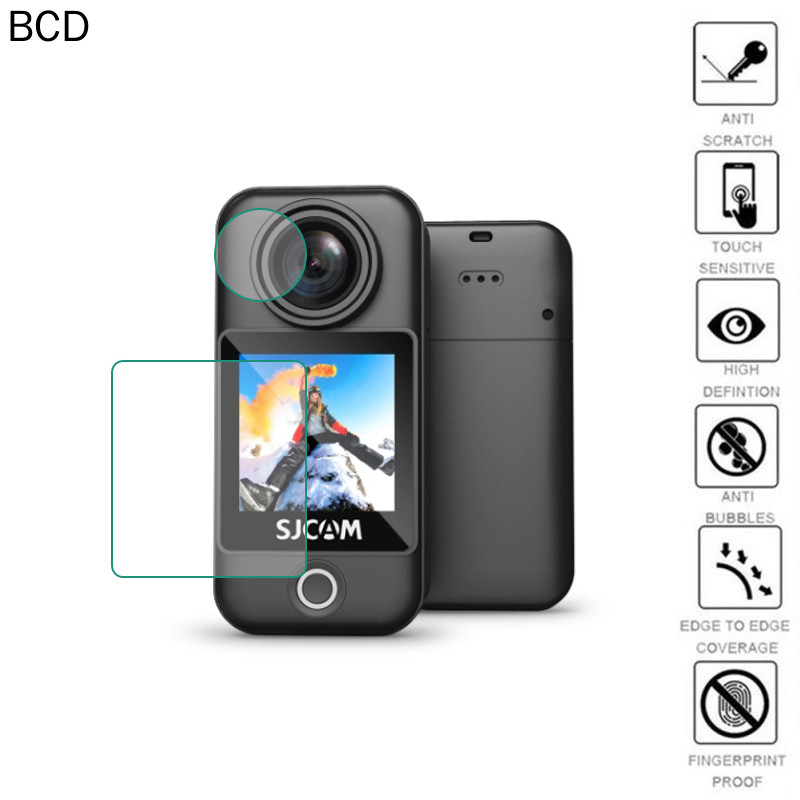 1เซ็ตล้างฟิล์มนุ่มเลนส์จอแสดงผล จอแอลซีดี ป้องกันหน้าจอปกยามสําหรับ SJCAM ค300กระเป๋า4พัน การกระทํา กล้องอุปกรณ์ป้องกัน