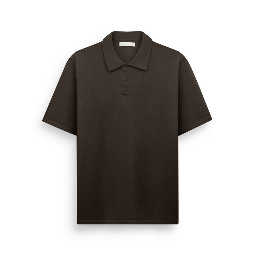 AIIZ (เอ ทู แซด) - AIIZ เสื้อสเวอตร์แขนสั้นผู้ชายคอโปโล AIIZ Men's Short Sleeve Polo Sweater