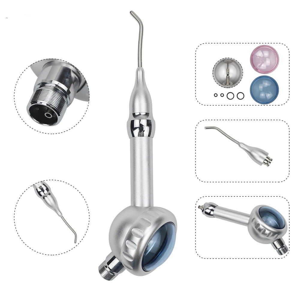 Dental Air Water Polisher Jet Air Flow สุขอนามัยช่องปากทําความสะอาดฟัน Prophy เครื่องมือขัดอุปกรณ์ทันตกรรมฟันไวท์เทนนิ่ง
