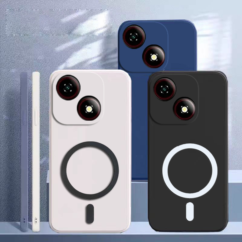 Zte Blade A35E Casing Phone Case Cover with Magnetic Wireless Charger Sticker