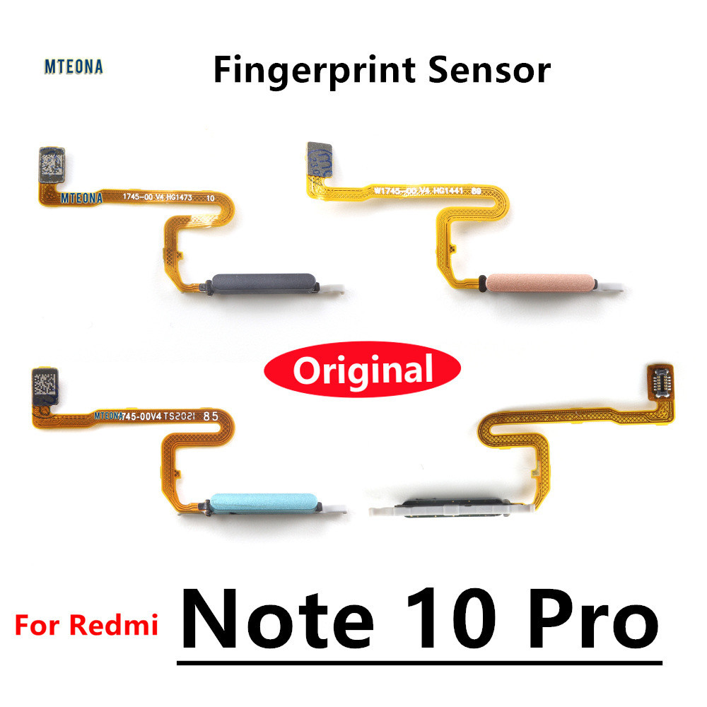 เครื่องสแกนลายนิ้วมือ แบบยืดหยุ่น แบบเปลี่ยน สําหรับ Xiaomi Redmi Note 10 Pro