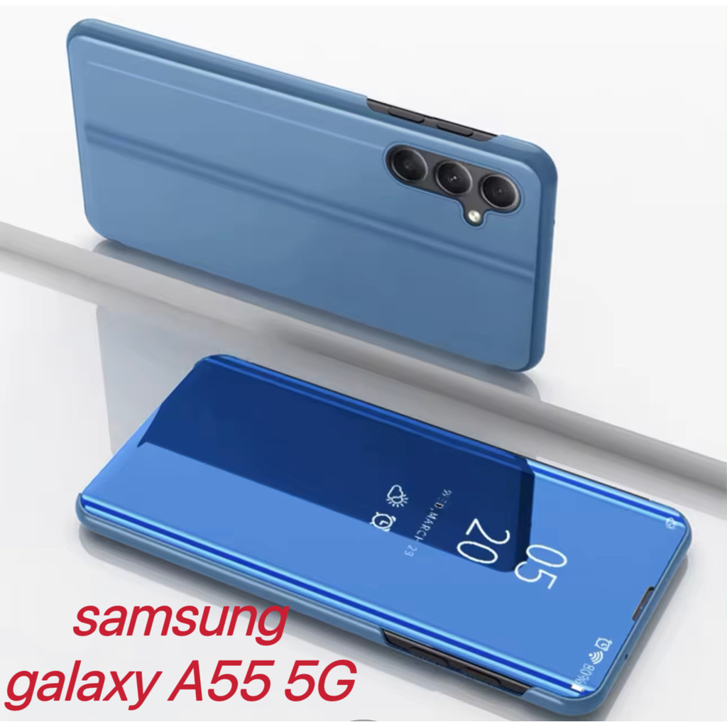 เคสฝาเปิดปิดเงา Samsung Galaxy A55 5G สมาร์ทเคส กระเป๋า ซัมซุง เคสโทรศัพท์ มือถือ
