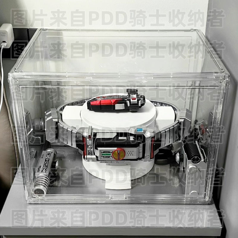 สต็อกที่มีอยู่ จัดห้อง กล่องเก็บของ รุ่น Kamen Rider CSM ป้องกันฝุ่น สีโปร่งใส สําหรับติดเข็มขัด