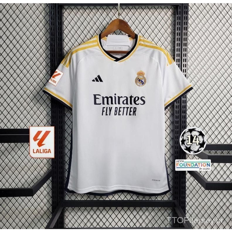 เสื้อฟุตบอล Real Madrid ไซซ์ S-4XL ใส่ชื่อและเบอร์ได้ SVWJ