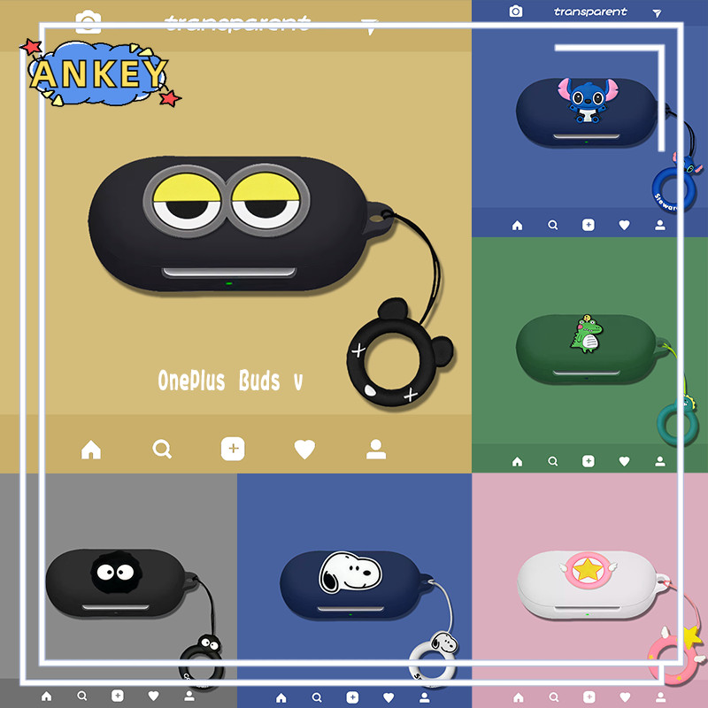 for OPPO Enco Buds2 Pro Case Protective Buds2Pro silicone Cute Cartoon Covers Bluetooth Earphone Shell Headphone Portable