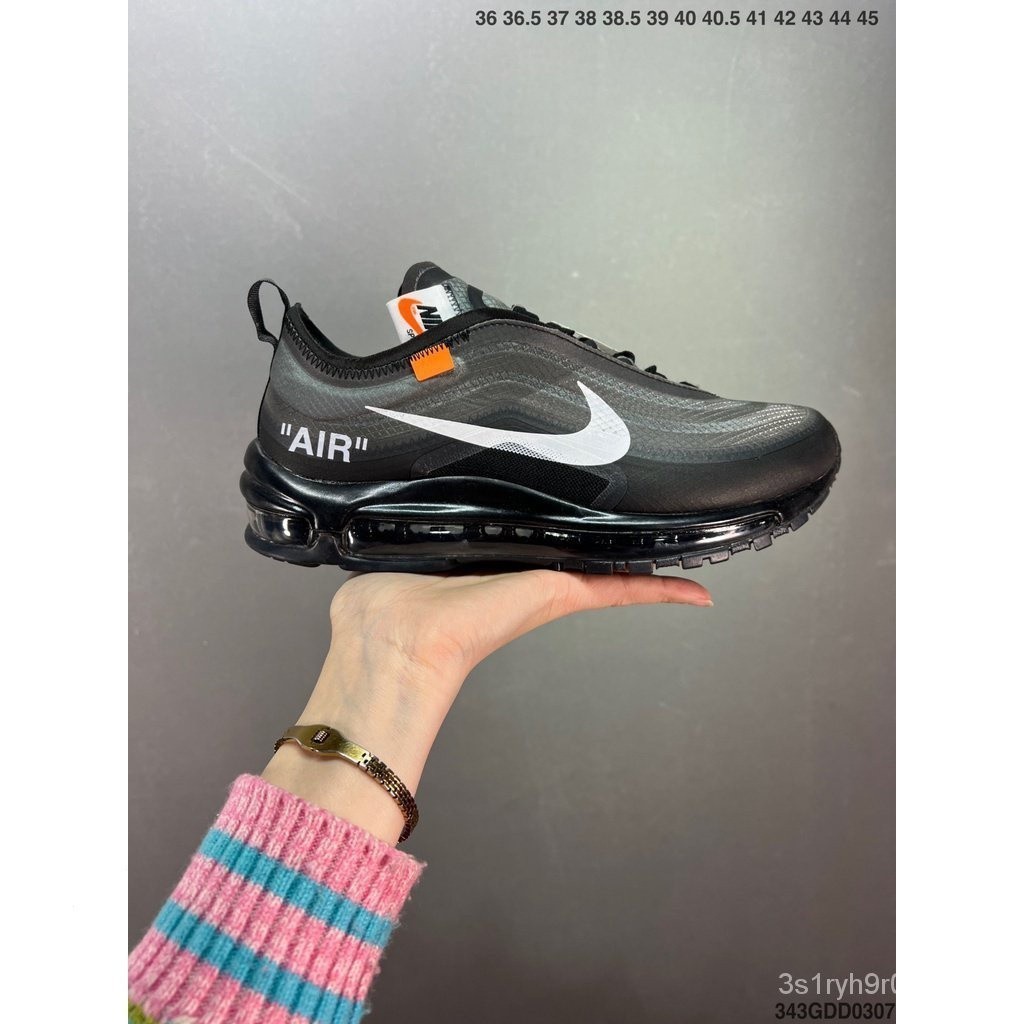 Bwha Top Ready Stock Sale Off-White X Air Max 97 OG OW Bullet Limited Joint Series Casual Sports Running Shoes NK0307200948