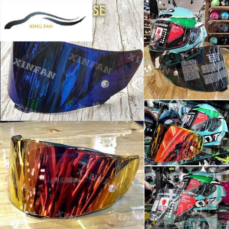 Xf KYT TT เลนส์หมวกกันน็อค KYT Visor Lens Revo Lens FIt สําหรับ KYT TT Course KYT
