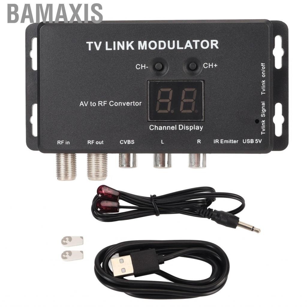Bamaxis TV Link Modulator Durable AV To RF for Set Top Boxes