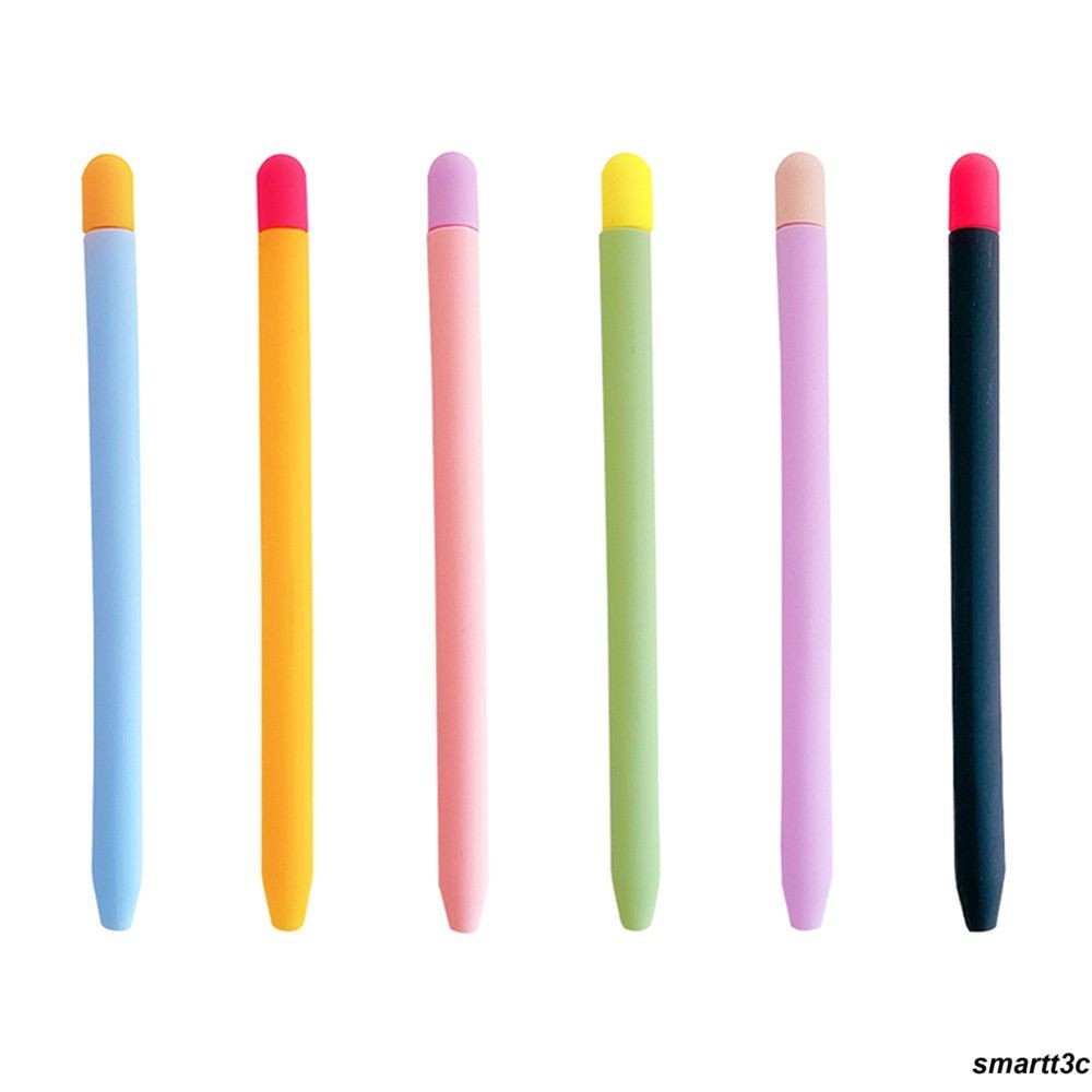 Ready สีม่วงอ่อนสำหรับ Apple Pencil 2nd Generation เคสป้องกันสีฟ้าอ่อนสีคอนทราสต์ปากกาสีส้ม Touch สีชมพูสีเขียวมัทฉะสีดำ