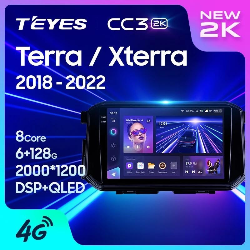 Teyes CC3L CC3 2K สําหรับ Nissan Terra Xterra 2018 - 2022 รถวิทยุมัลติมีเดียเครื ่ องเล ่ นวิดีโอนําทางสเตอริโอ GPS Android 10 ไม ่ มี 2din 2din dvd
