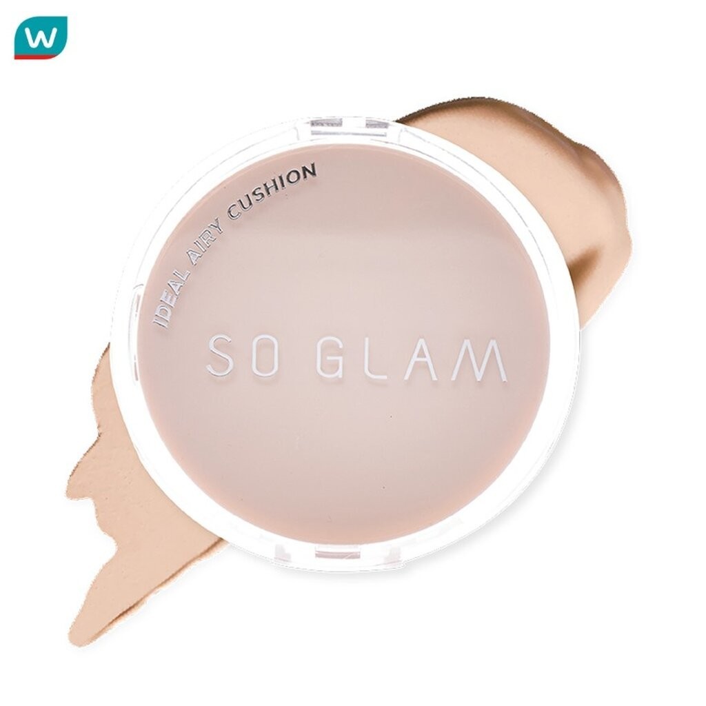 So Glam โซ แกลม ไอเดียล แอรี่ คุชชั่น 13ก. 101 ไลท์ครีม