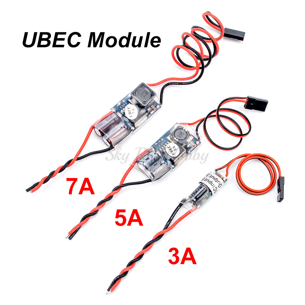 SK UBEC BEC 5V 3A 5A 7A 5V/3A 5V/5A 5V/7A 15A Lowest RF Noise BEC Full Shielding Antijamming Switchi