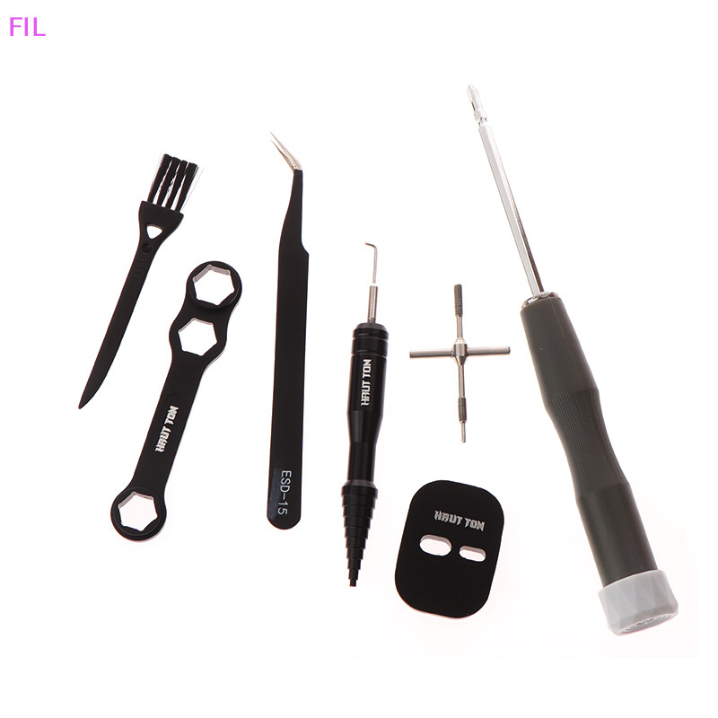 Fil 4/6PCS รอกตกปลาแบริ ่ ง Pin Remover การบํารุงรักษา al ประแจไขควงแหนบเครื ่ องมือดัดแปลง Water Drop ล ้ อ OP