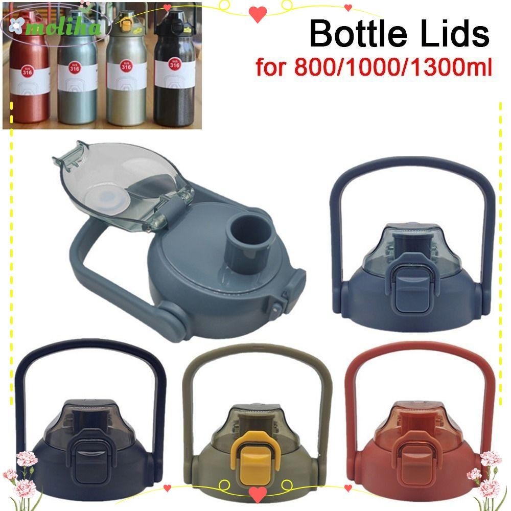 Moliha 1 ชิ้นฝาขวด, อุปกรณ์เสริมขวด Splash Proof ถ้วยหมวก, ฟาง Handle Tumbber Universal ขวดอุปกรณ์เสริมสําหรับ Cllie 800/1000/1300ml