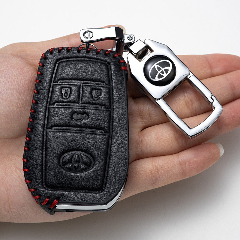 ตกแต่งบ้าน เคสกุญแจ Toyota Avanza Vios Wigo Rush Fortuner Innova Corolla Hilux การปรับเปลี่ยน ปลอกกุญแจ ส่งด่วน สั่งเลย