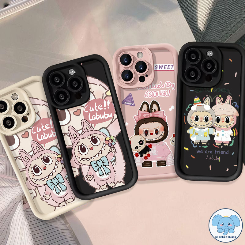 คู่รักป๊อปมาร์ท Labubu ความรัก OPPO A17 A15 A17K A57 A16 A53 A9 A58 A38 A18 A7 A12 A78 A5 A3s A54 A5s A77 Reno 5F 4