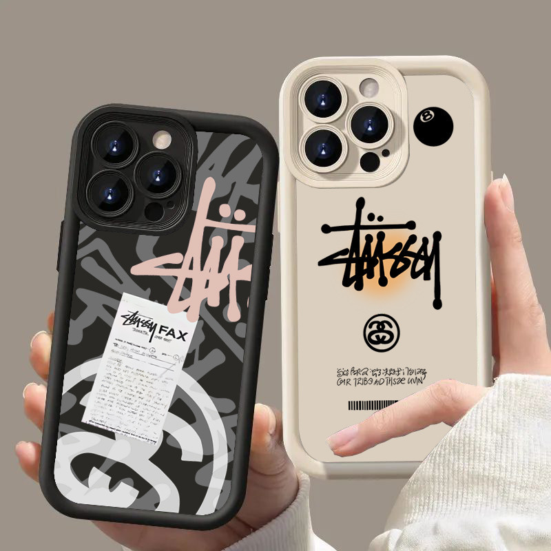 สําหรับ Xiaomi Poco X6 Pro Mi 13T Pro Mi 11 Lite 5G NE 13 12T 12X 11T 12 14 Pro Poco F6 F5 X5 X3 M6 Pro แฟชั่นแบรนด์ Stussy บิลเลียดเคสโทรศัพท์ Graffiti โปสเตอร์ Fax ฝาหลัง