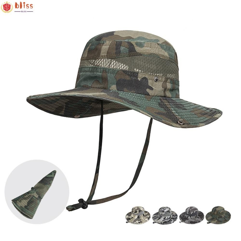 Blliss Boonie Hat, Anti-UV Quick Drying Fisherman 's Hat, Fashion Protect Neck Breathable Adjustable Hat