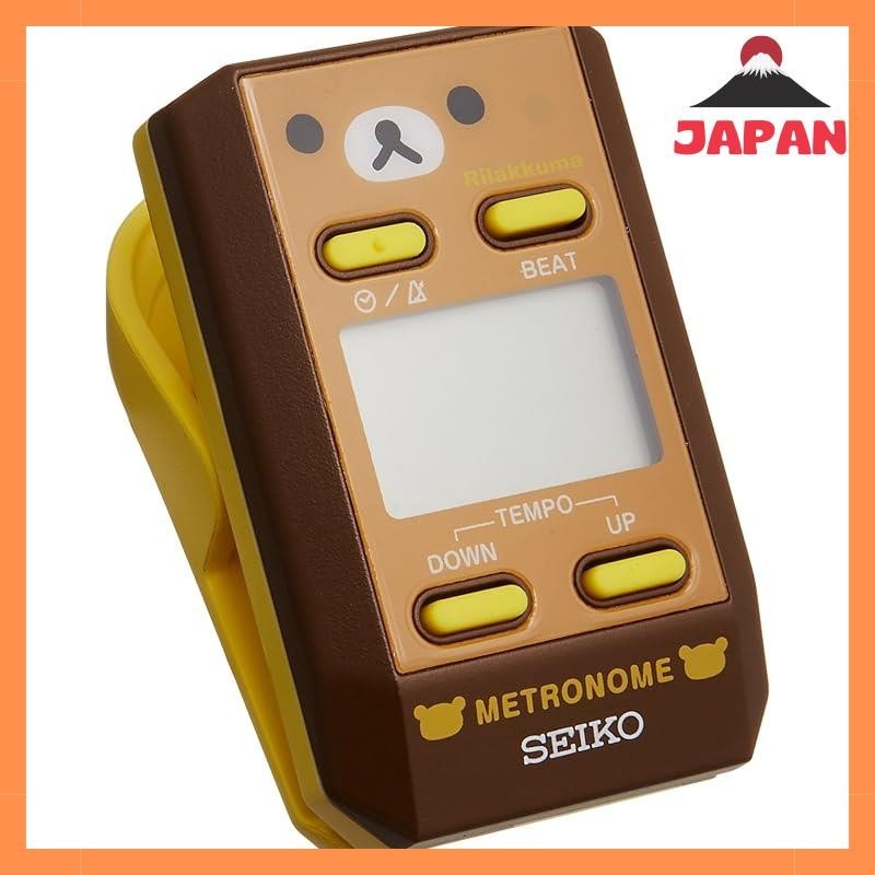[Direct from Japan][Brand New]SEIKO Seiko Digital Metronome with Clock Rilakkuma Limited Edition Brown DM51RKBR