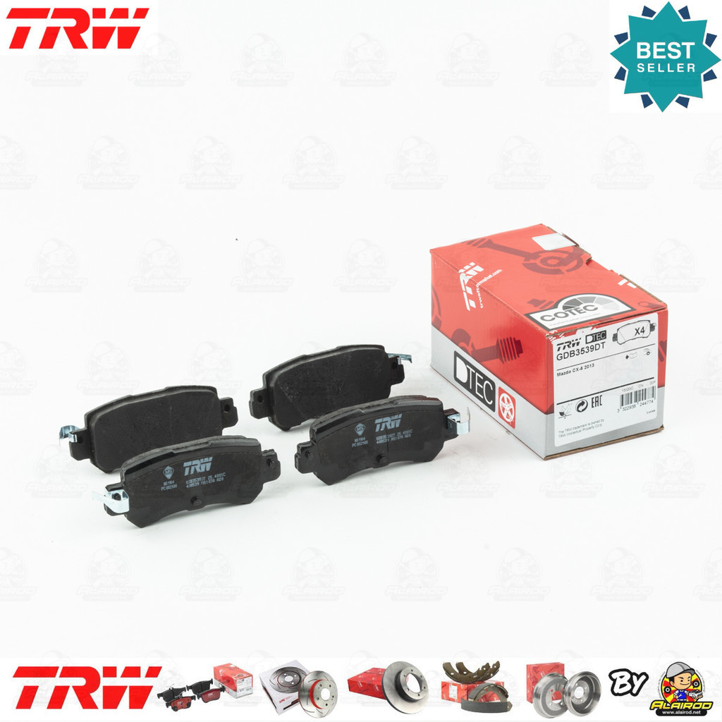 ผ้าดิสเบรคหลัง ผ้าเบรคหลัง MAZDA , MAZDA CX-3 year 2015-Now TRW GDB 3539 DT มาสด้า ซีเอ็ก สาม