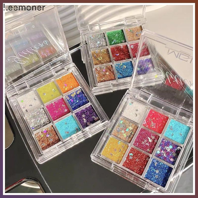 【Lemon】MGL อายแชโดว์ประกายชิมเมอร์ 9 สี วิ้งค์ตาแตก ติดทนนาน กันน้ำ-LN