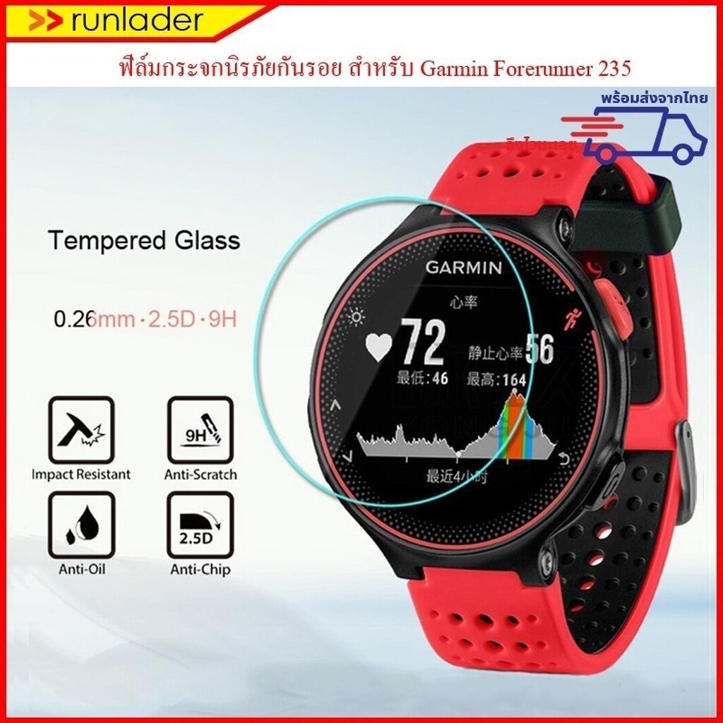 ส่งจากปทุม ฟิล์มกันรอย สำหรับ Garmin Forerunner 235