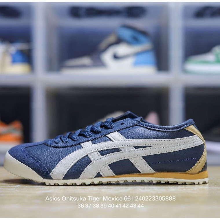 Nissan Classic Old Brand-Onitsuka Tiger Onitsuka Tiger Mexico 66®Classic Mexican Series Retro Classic All-Match Casual Leather Jogging Shoes