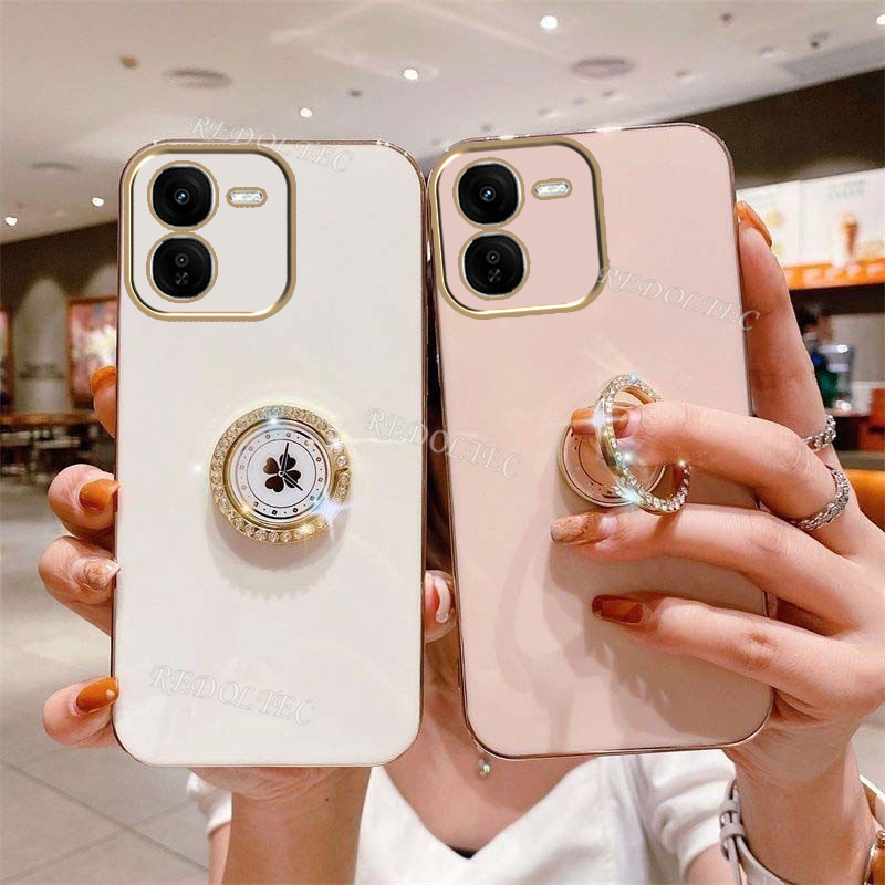 Vivo IQOO Z9 Z9X Z9 Turbo 5Gปลอก 2024 ออกแบบใหม่กรณีVIVO IQOOZ9 X IQOOZ9X IOQQ Z9 Xหรูหราซิลิโคนอ่อน