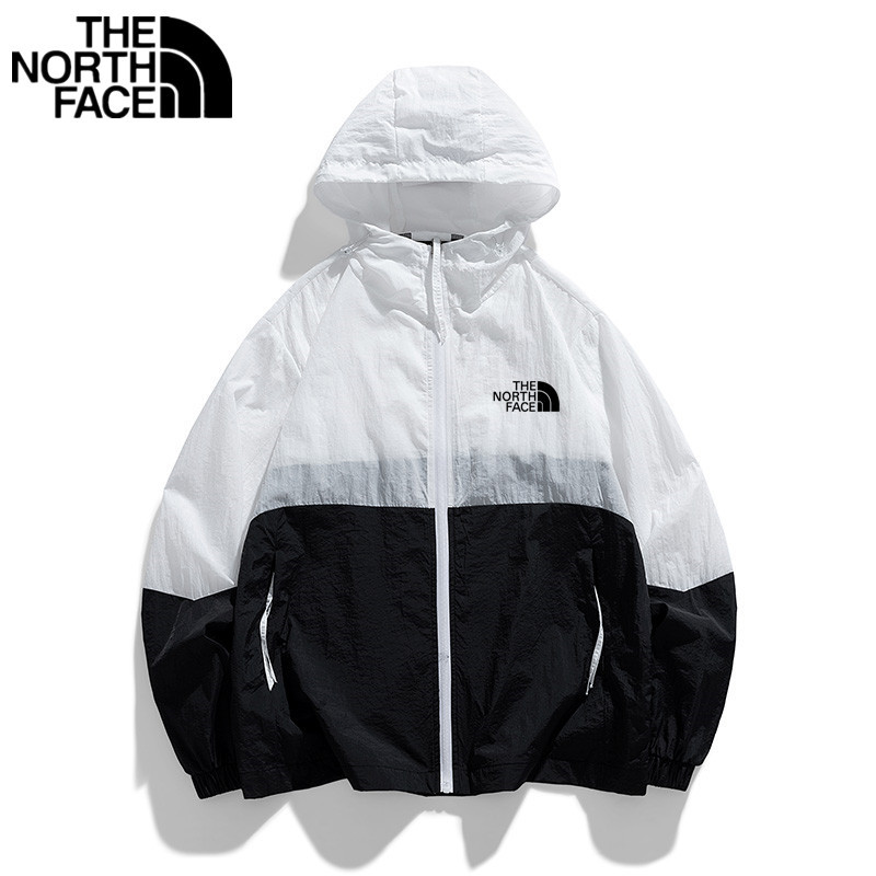 The North Face 100% Original พิมพ์โลโก้ครีมกันแดดครีมกันแดดเสื้อผ้าเสื้อ Uv เสื้อแจ็คเก็ตครีมกันแดดเ