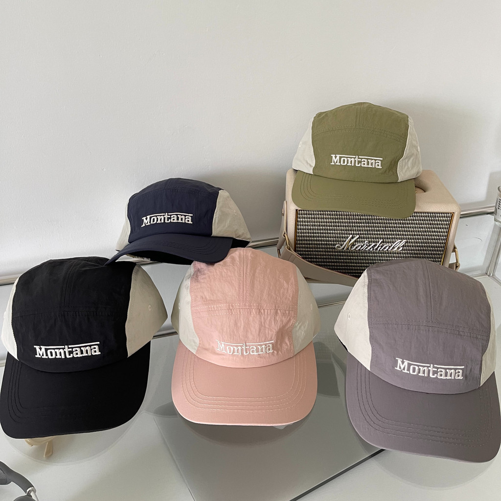 เกาหลีฤดูใบไม้ผลิฤดูร้อน ins Blogger การจับคู่สี Quick-Drying ไนลอนเบสบอลหมวกผู้ชายผู้หญิงกีฬากลางแจ