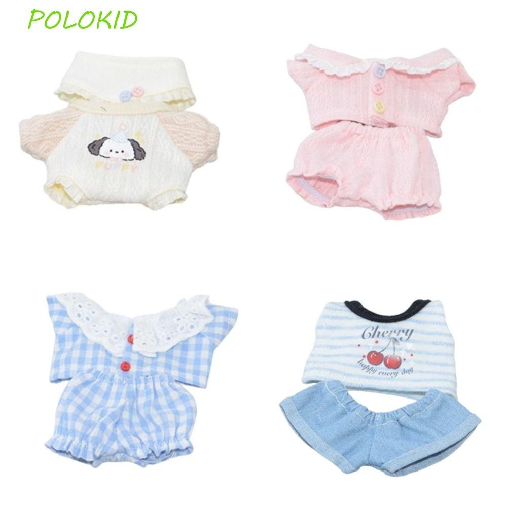 โปโลกิด 10เซนติเมตรผ้าฝ้ายตุ๊กตาเสื้อผ้า,แต่งตัวเสื้อผ้าชุดไม่มีแอตทริบิวต์ตุ๊กตาเสื้อผ้า,ตุ๊กตาข้ามแต่งตัวแต่งตัวตุ๊กตาน่ารักตุ๊กตาชุดคลานตุ๊กตาอุ