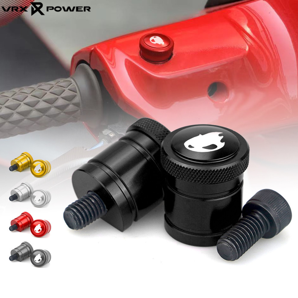 CNC ฝาครอบอะแดปเตอร์รูกระจก สลักเกลียว 8 มม TonyScooter สําหรับ Vespa LX125 S125 Sprint Primavera 150 2013-2023
