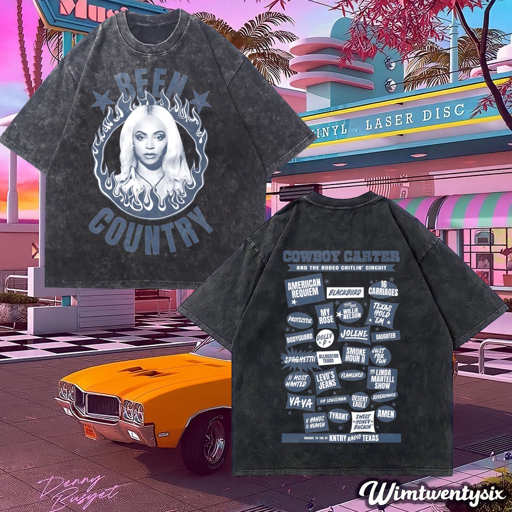 เสื้อยืดวินเทจ BEYONCE BEEN COUNTRY