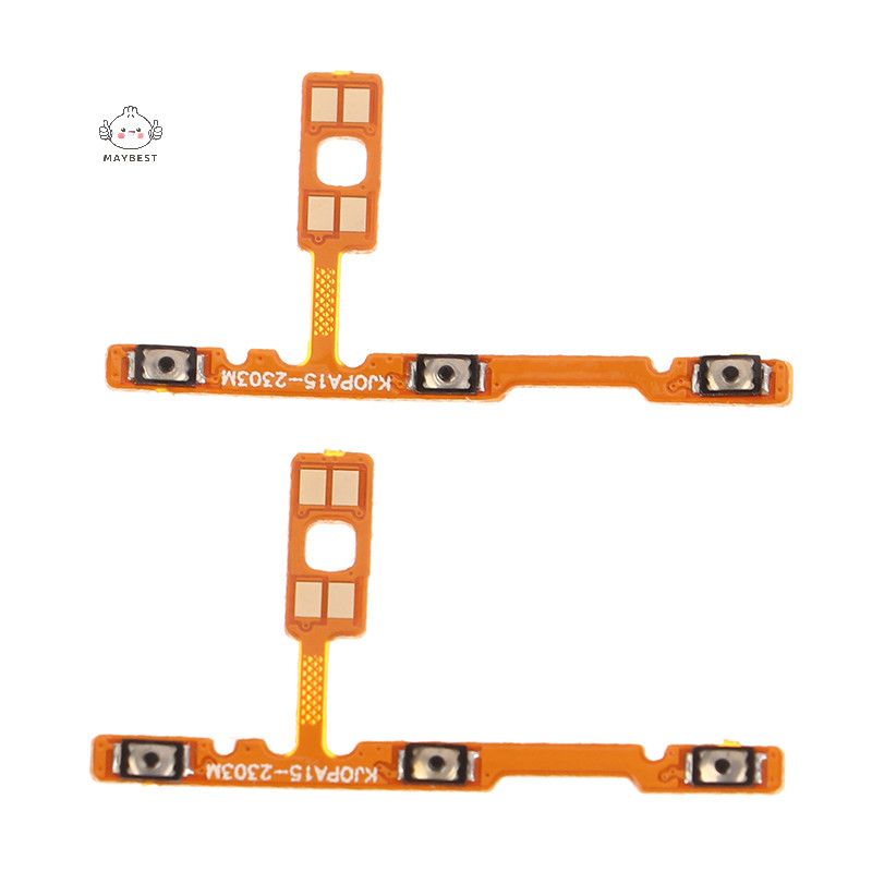 {maybest} 1 ชิ้น Power ON OFF Control Key ปุ่มปิดเสียง Flex Cable สําหรับ OPPO A15 เปลี่ยนอุปกรณ์เสริม {TH}