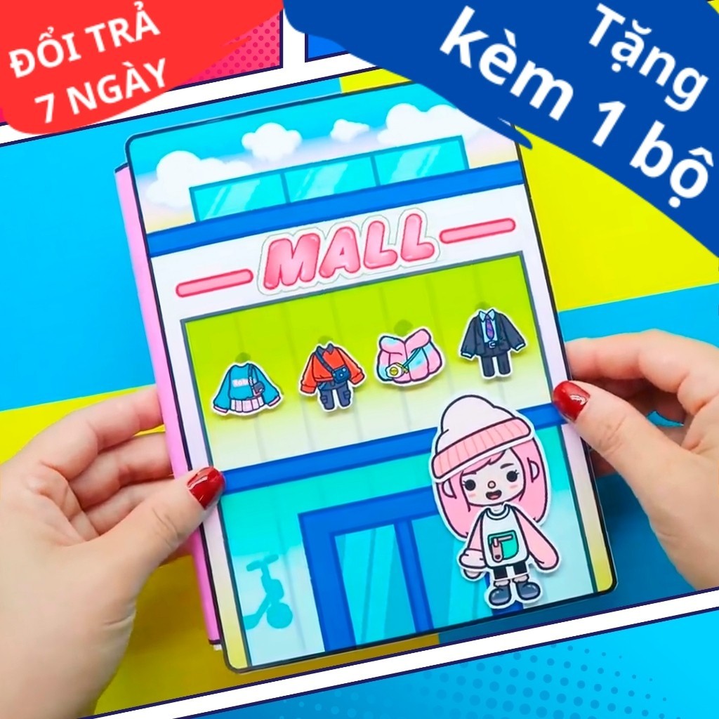 Diy Craft Paper Doll House Toy - toca LIFE WORLD - Model TA14 Doll House toca b Crafts Paper Toy