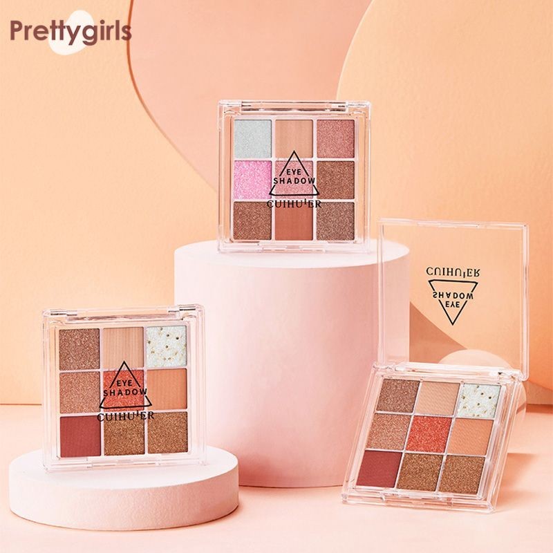 【PY】Orano 9สี อายแชโดว์พาเลท กันน้ำ ติดทนนาน-PY