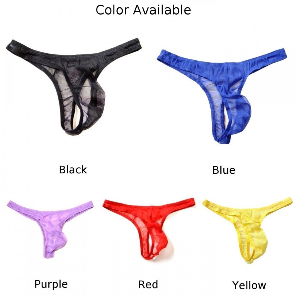กางเกงชั ้ นในชายทรงเตี ้ ยไร ้ รอยต ่ อ 5 สีพร ้ อมกระเป ๋ า Bulge และหลัง T