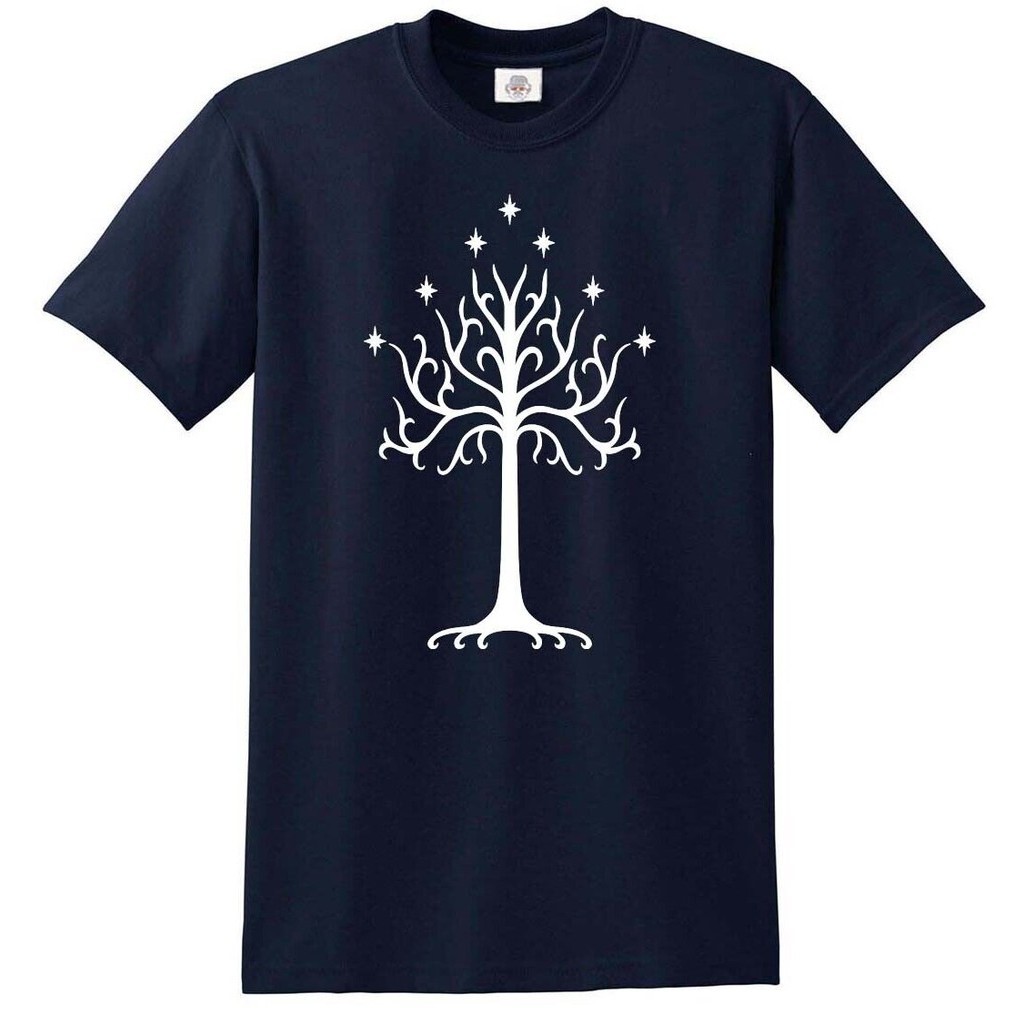 Tree Of Gondor เสื้อยืด Oak Lord Of The Rings Hobbit Saruman Gandalf Frodo Lotr