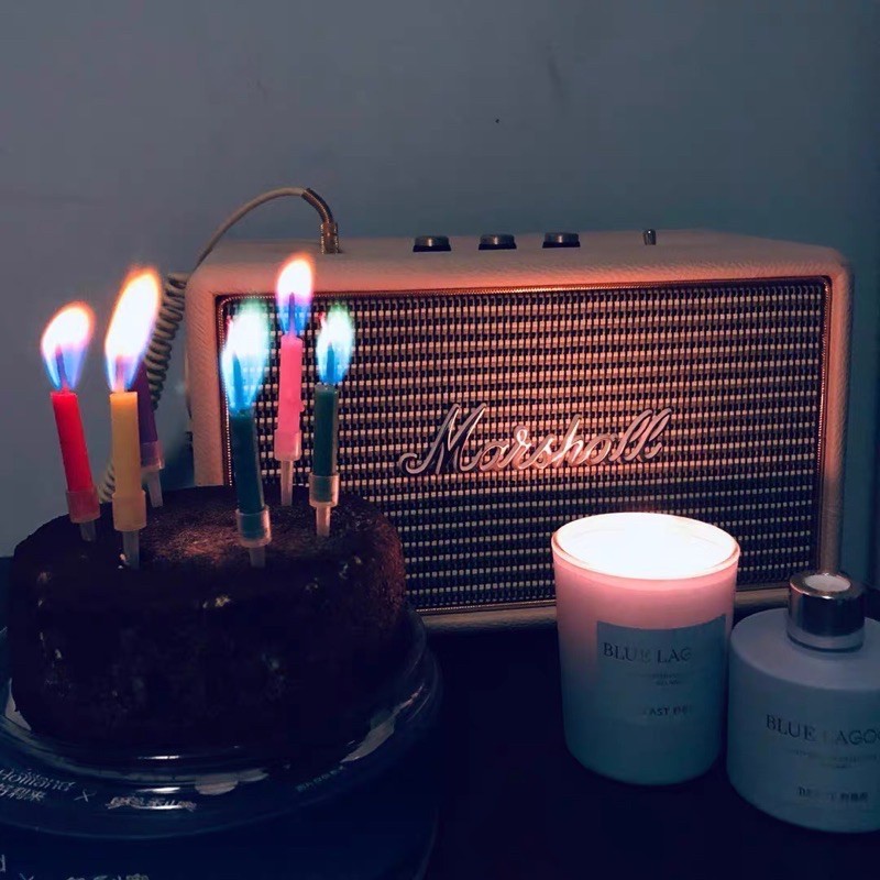 🌈พร้อมส่งจากไทย ‼️ เทียนวันเกิด วันเกิด เปลวไฟเปลี่ยนสี🌈  6แท่งและ12แท่ง - รูปที่ 3