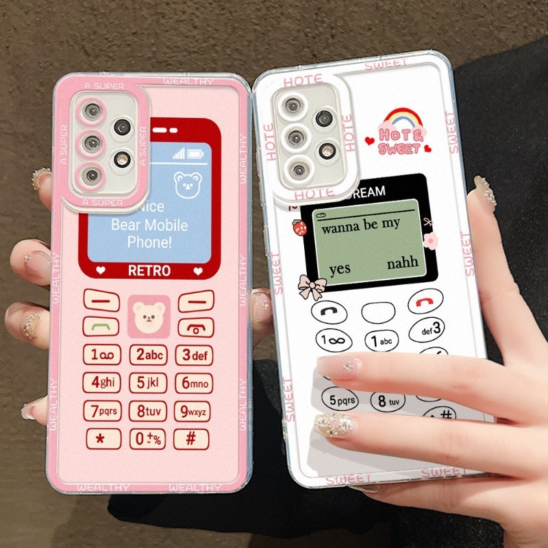 เคสโทรศัพท์ For Samsung A14 A35 A55 5G A53 A05S A15 A54 A04 A12 A34 A52 A11 S23 S24 Ultra A03 A04 A50 A51 TPU เคส
